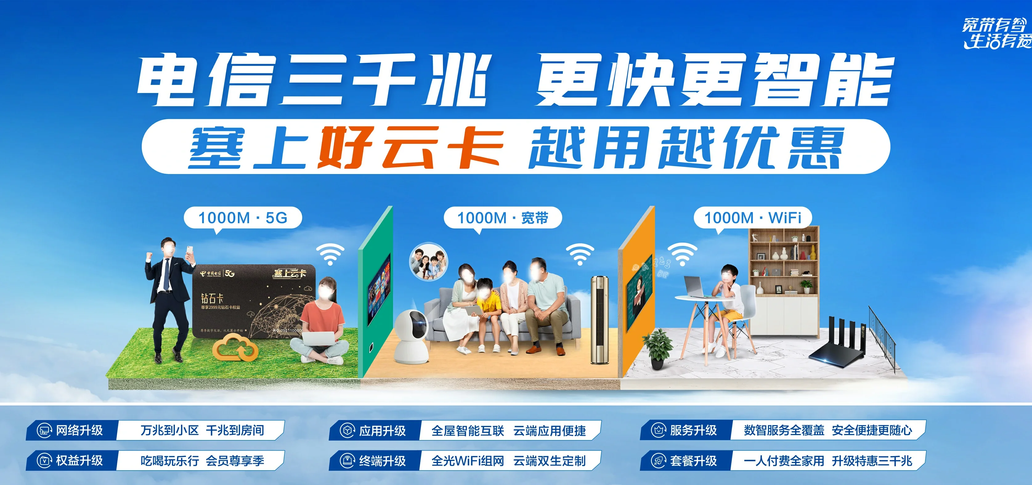 中国电信 思礼电信宽带 宽带套餐